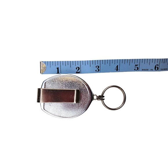 Vintage Starrett Key Caddy SK1 63135 Belt Clip Ring Keychain Retractable Chain - Picture 5 of 5